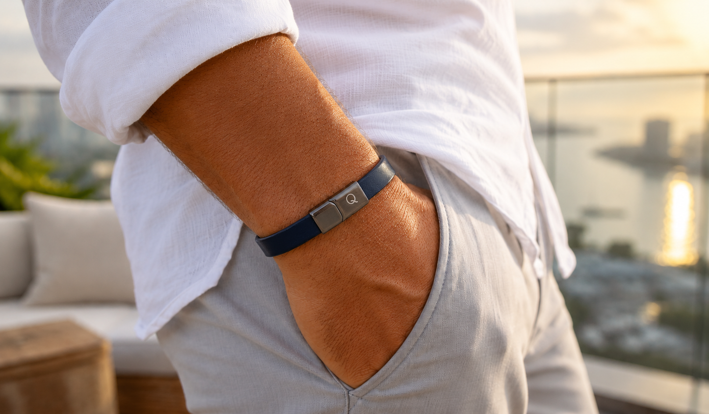 The Qarax Leather Bracelet