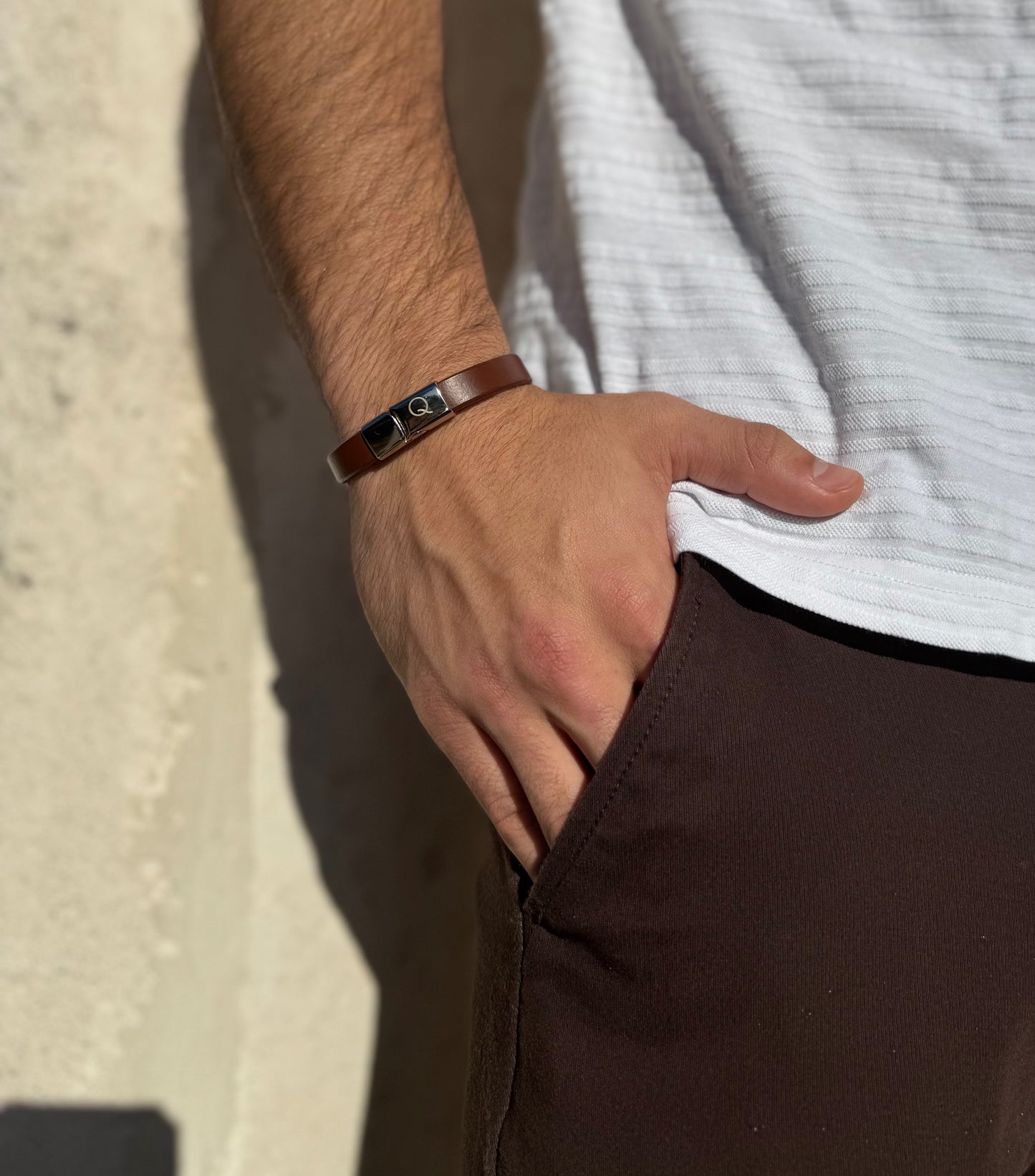 Minimal Leather Bracelet